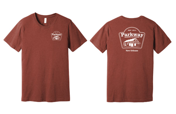 Parkway Men's (UNISEX) Restaurant Tri-Blend T-Shirt – Clay