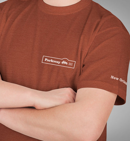 Parkway Men's (UNISEX) Restaurant Tri-Blend T-Shirt – Clay